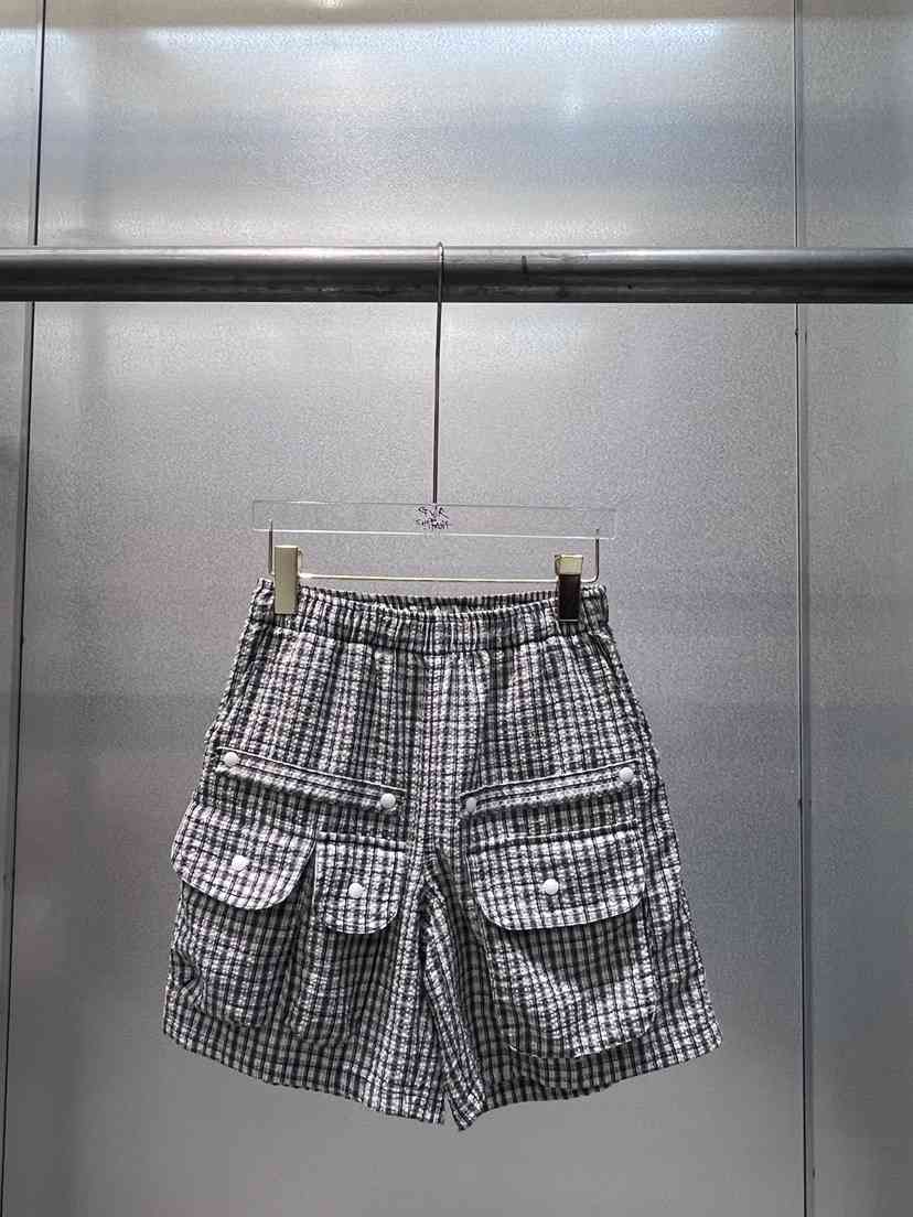 GVR COMPANY/RAWOO韓國直郵實拍女士新品26夏季休閑褲口袋格紋GVR COMPANY/RAWOO休閑褲