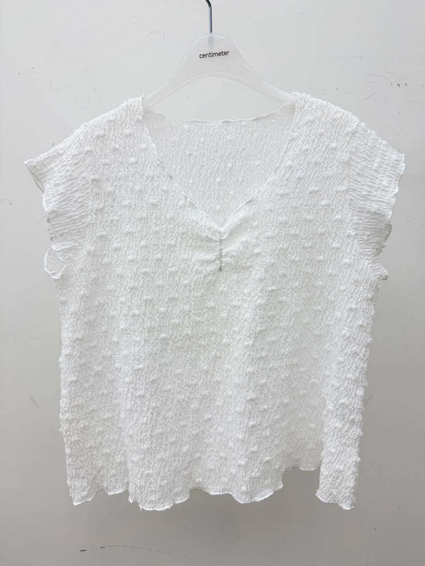 CM韓國直郵女士新品26夏季26春夏人氣職業時尚襯衫蕾絲衫絨CM_centimeter襯衫/蕾絲衫