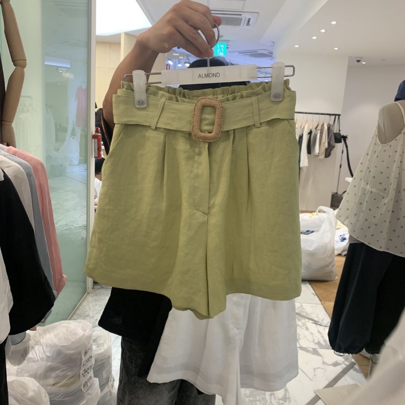 ALMOND韓國代購女裝新品26夏季熱賣時尚人氣休閑職業短褲ALMOND短褲