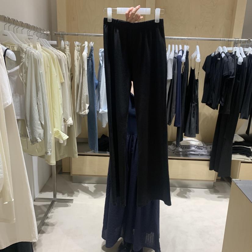 DEUO韓國東大門直郵女士新品人氣職業推薦時尚休閑褲喇叭褲DEUO休閑褲