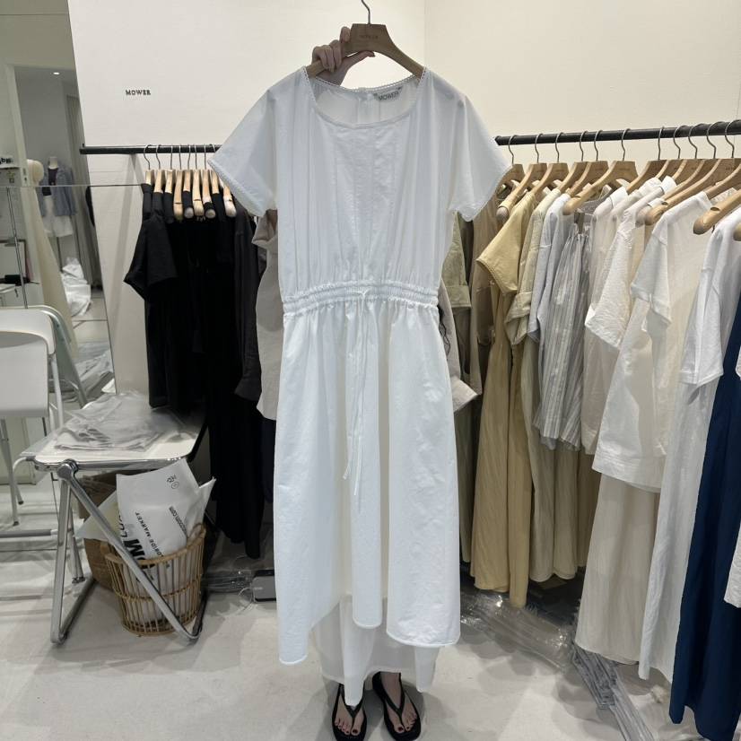 MOWER東大門實拍韓國女裝新品26春夏休閑熱賣職業時尚連衣裙MOWER連衣裙