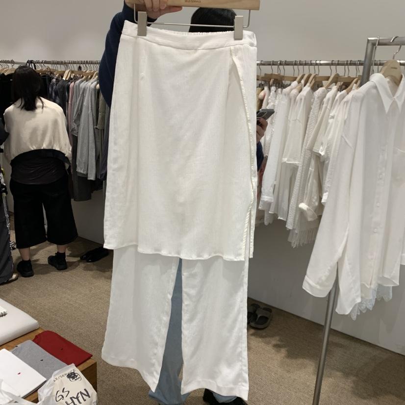 SELF SERVICE韓國東大門代購女裝新品26夏季熱賣裙褲褶裥SELF SERVICE裙褲