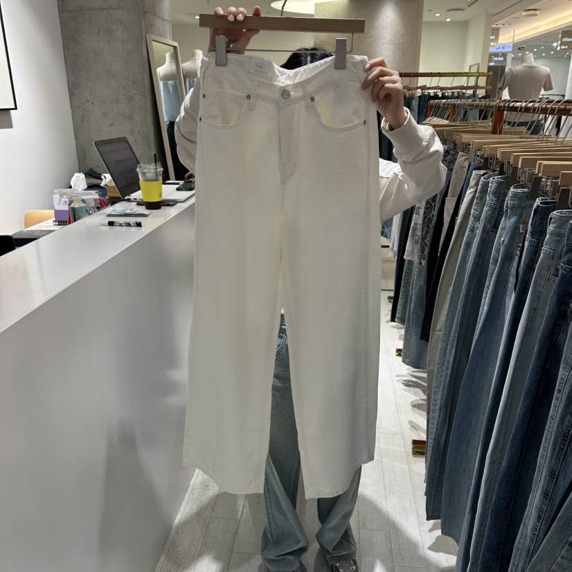 GRAYMELLOW韓國直郵女裝新品休閑推薦熱賣時尚職業牛仔褲GRAYMELLOW牛仔褲