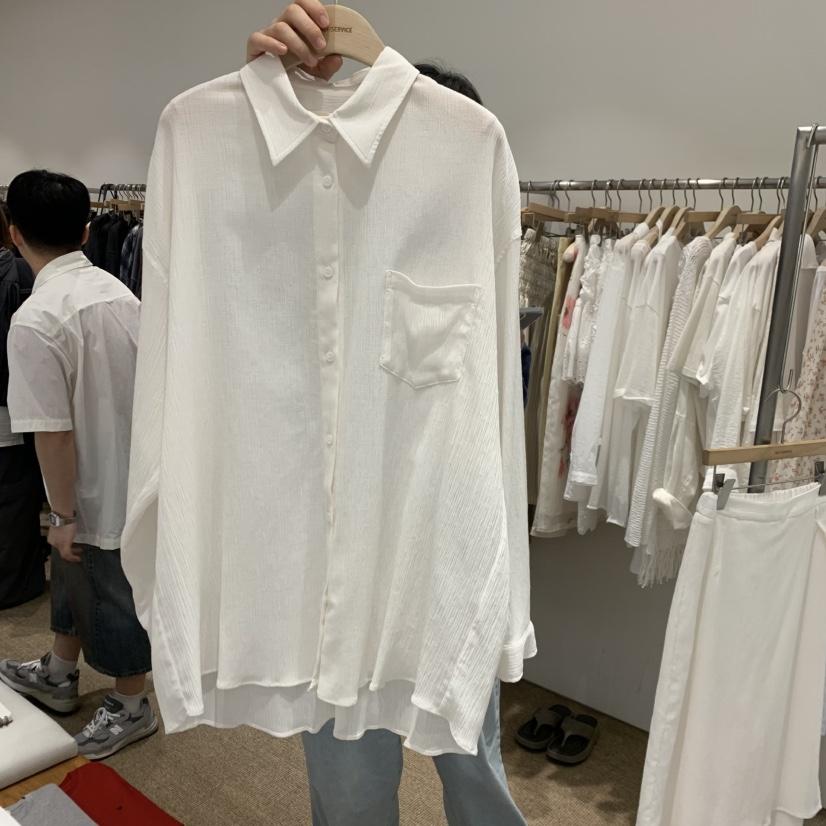 SELF SERVICE韓國代購女士新品熱賣時尚職業襯衫蕾絲衫褶裥SELF SERVICE襯衫/蕾絲衫