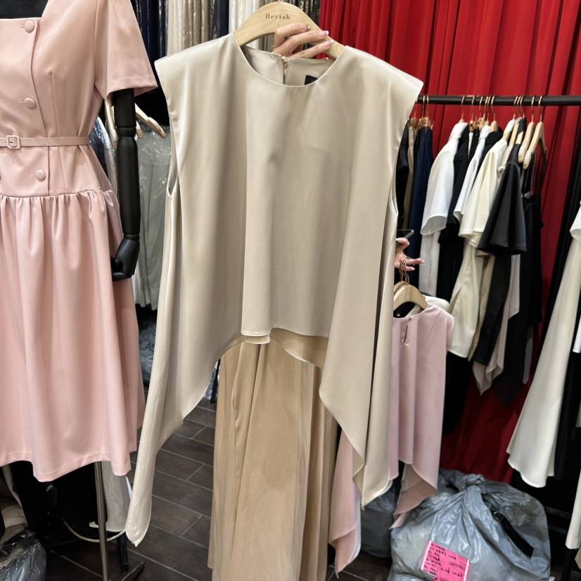 HERISH韓國代購女士新品熱賣推薦26夏季職業休閑襯衫蕾絲衫Haute-Herish-Q襯衫/蕾絲衫