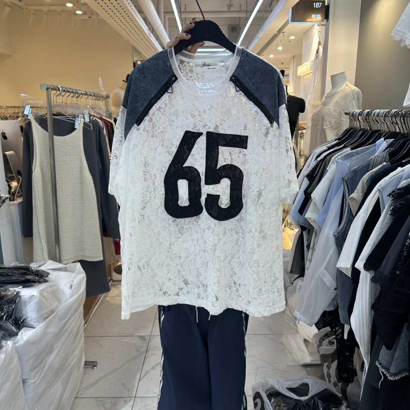 空韓國東大門代購女裝新品時尚人氣推薦26春夏襯衫蕾絲衫BAKHA襯衫/蕾絲衫