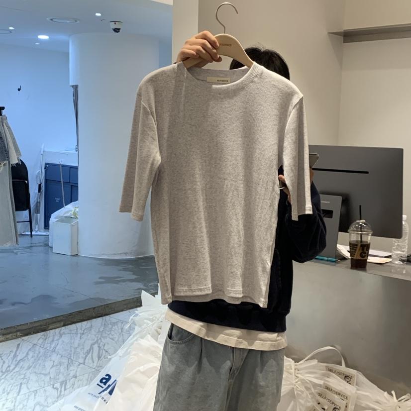SELF SERVICE韓國東大門直郵女裝新品26春夏休閑26夏季T恤SELF SERVICET恤