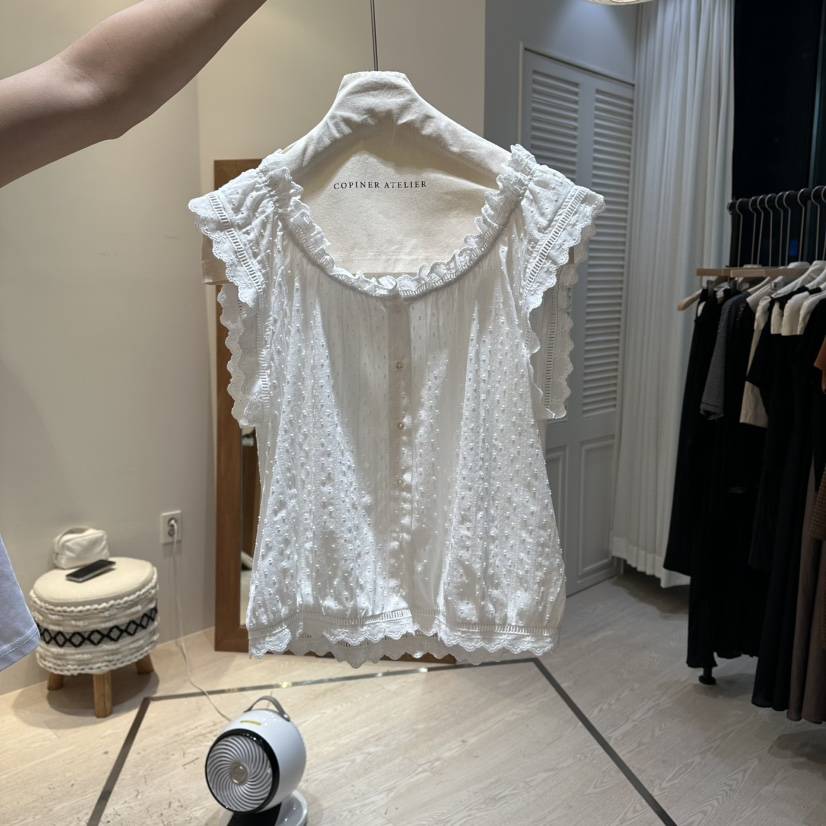 COPINER韓國直郵女裝新品推薦職業熱賣時尚人氣襯衫蕾絲衫COPINER襯衫/蕾絲衫