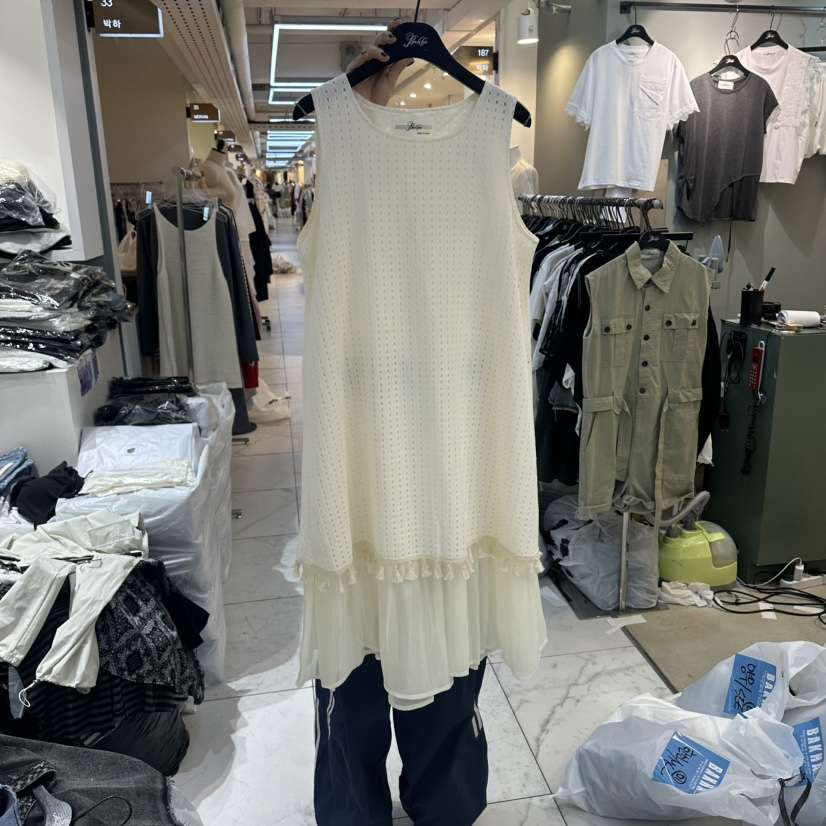 空韓國直郵實拍女士新品推薦休閑26夏季時尚熱賣連衣裙流蘇BAKHA連衣裙