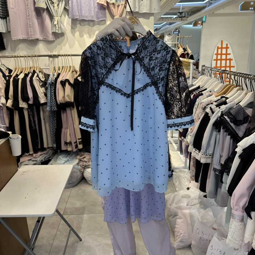 PAPA韓國代購女士新品職業推薦26夏季人氣時尚襯衫蕾絲衫Papaine/HALMADE襯衫/蕾絲衫