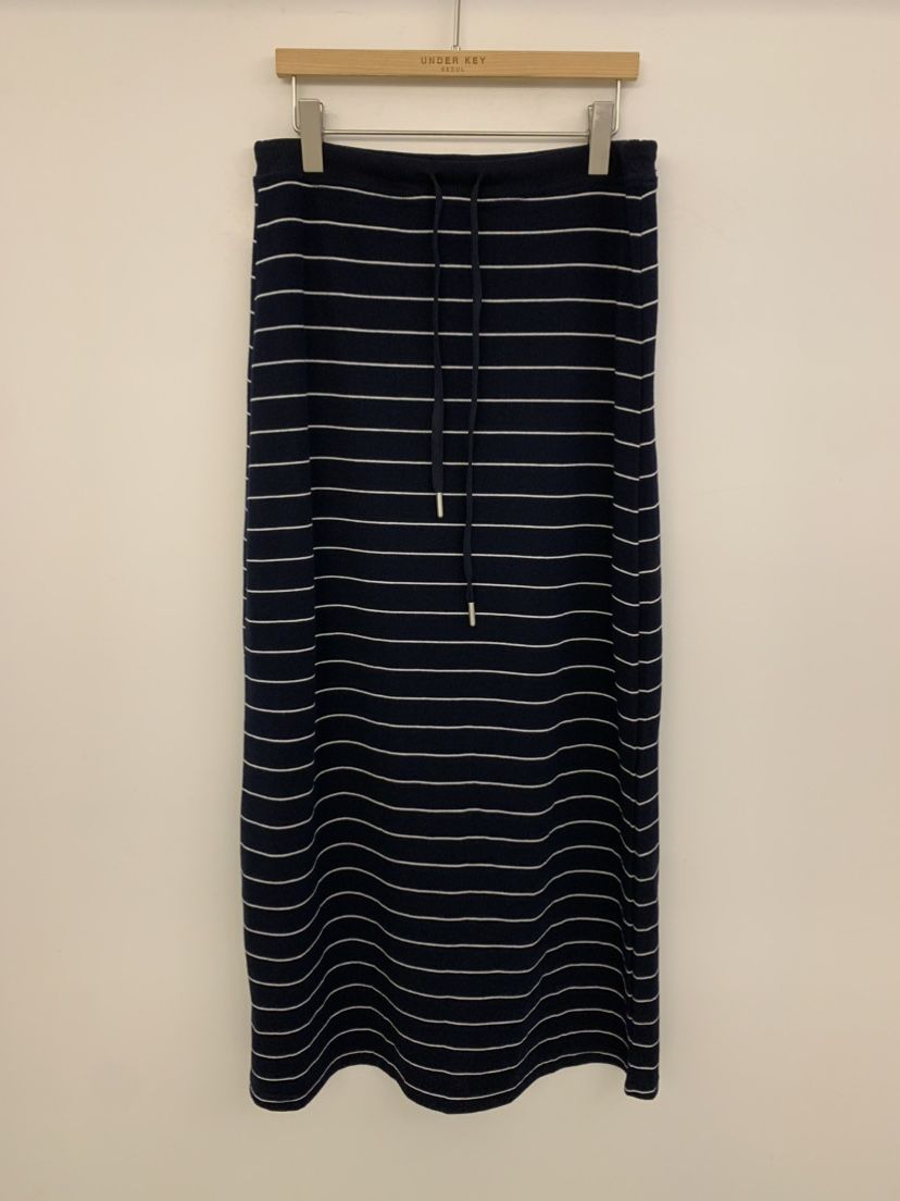 UNDER KEY韓國代購女裝新品26春夏推薦熱賣時尚長裙條紋UNDER KEY長裙