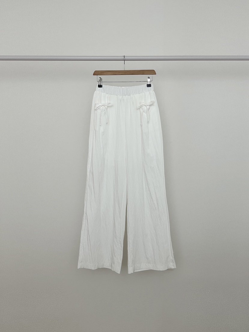 RE:OPENING韓國直郵女裝新品時尚人氣休閑26夏季休閑褲絲帶RE:OPENING休閑褲