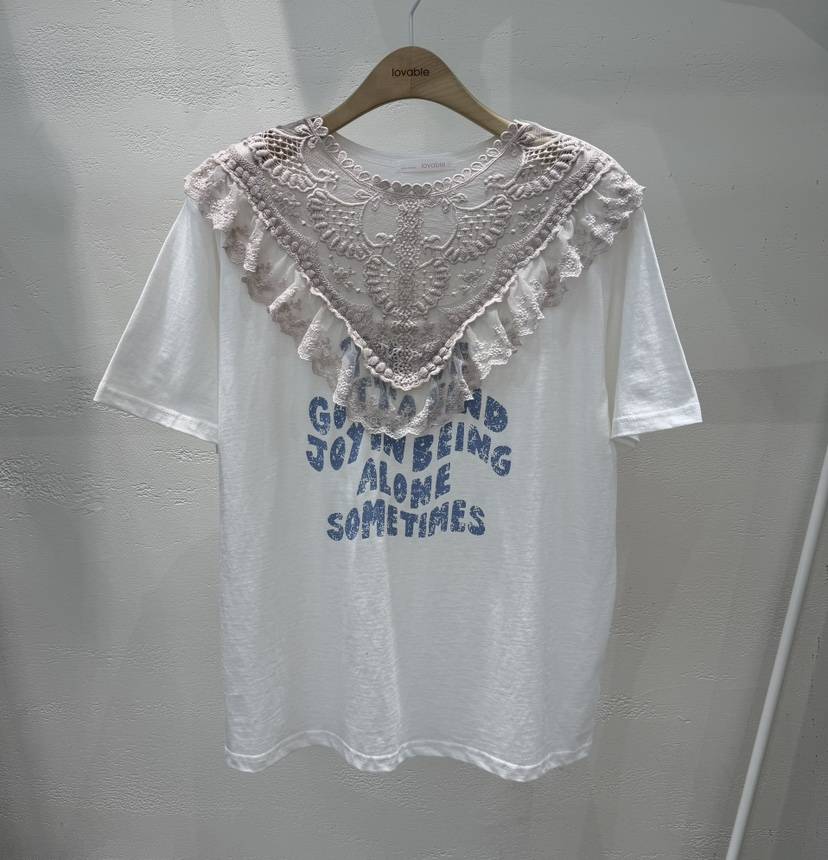 LOVABLE-L韓國直郵女士新品26夏季職業熱賣時尚休閑26春夏T恤LOVABLE-LT恤