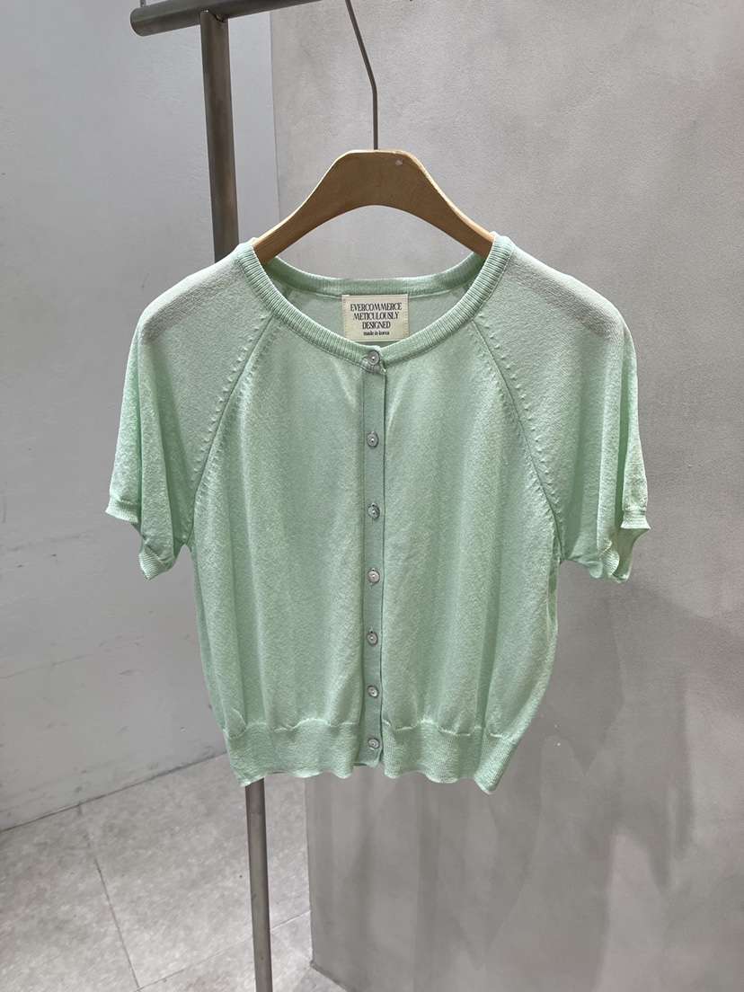 EVERCOMMERCE METICULOUSLY DESIGNED東大門實拍韓國女士新款26夏季針織衫EVERCOMMERCE METICULOUSLY DESIGNED針織衫