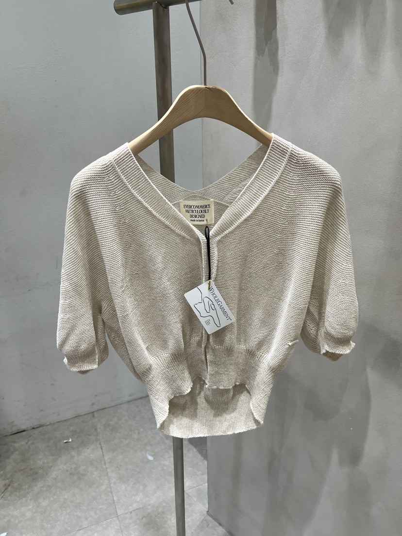EVERCOMMERCE METICULOUSLY DESIGNED韓國代購女裝新款26春夏針織衫EVERCOMMERCE METICULOUSLY DESIGNED針織衫