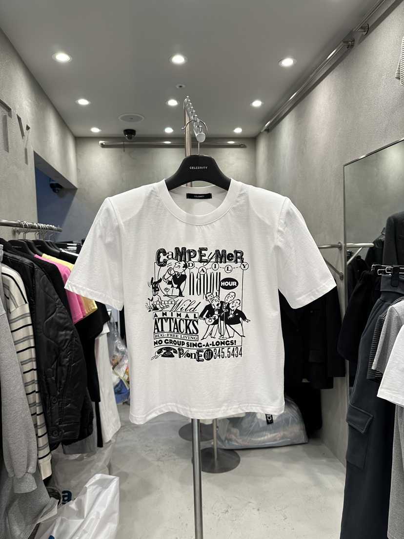 CELEBRITY-A韓國直郵女裝新品26夏季休閑推薦職業26春夏T恤CELEBRITY-AT恤
