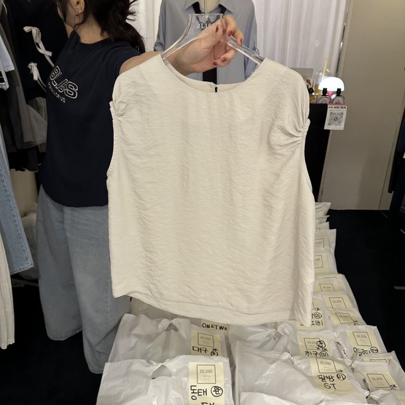 BLISS韓國東大門直郵女裝新款26春夏人氣時尚休閑吊帶背心BLISS吊帶/背心