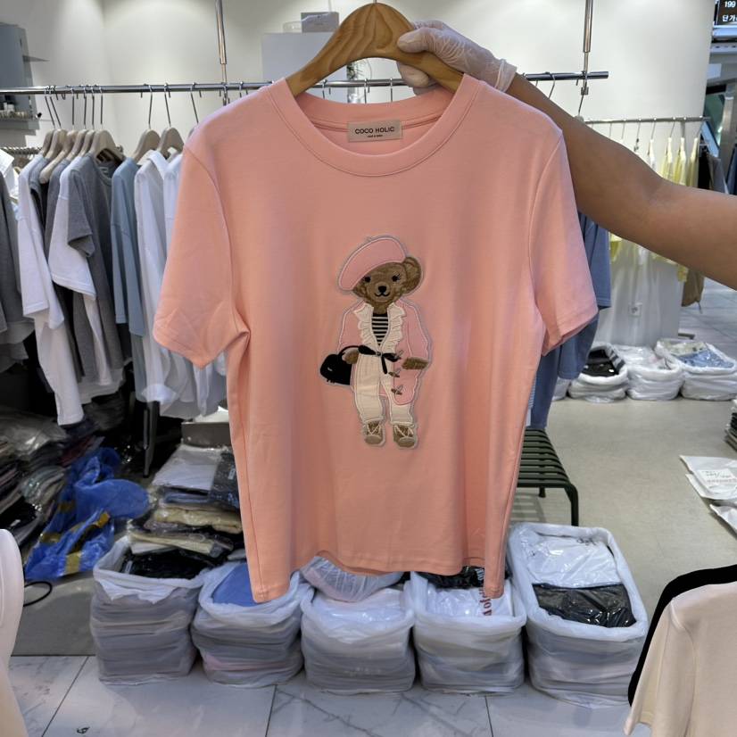 COCO HOLIC韓國東大門直郵女士新品推薦熱賣人氣職業T恤COCO HOLICT恤