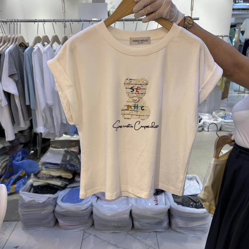 COCO HOLIC韓國東大門代購女士新品人氣職業熱賣26夏季T恤COCO HOLICT恤