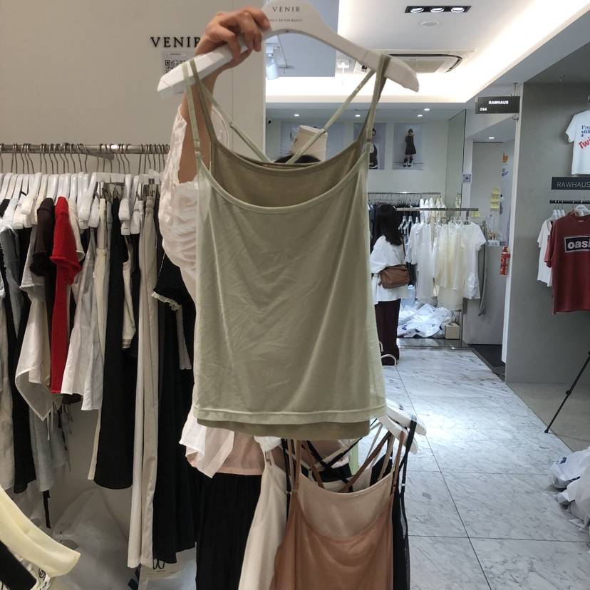 VENIR-a韓國代購女士新品推薦休閑時尚職業吊帶背心假兩件VENIR-a吊帶/背心
