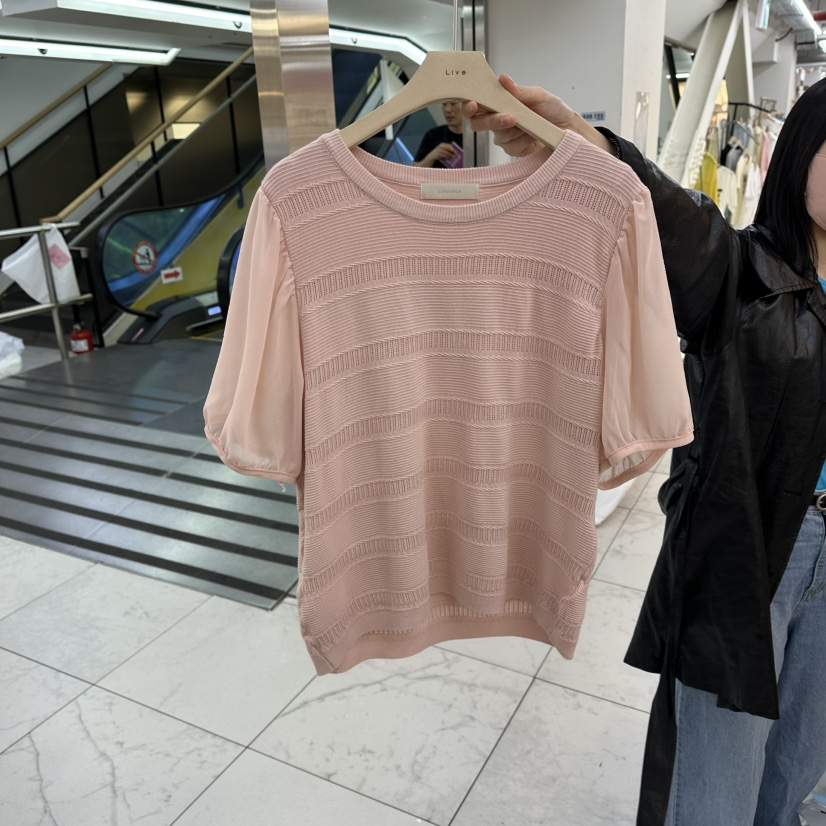 FLYFLY/LULULALLA/LIVE韓國直郵實拍女士新品職業針織衫雪紡FLYFLY/LULULALLA/LIVE針織衫