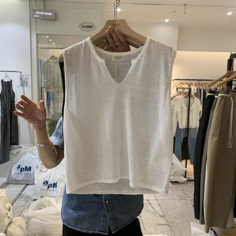 LA MAGIE FEMME韓國直郵實拍女士新品推薦時尚吊帶背心Lamagie Femme吊帶/背心