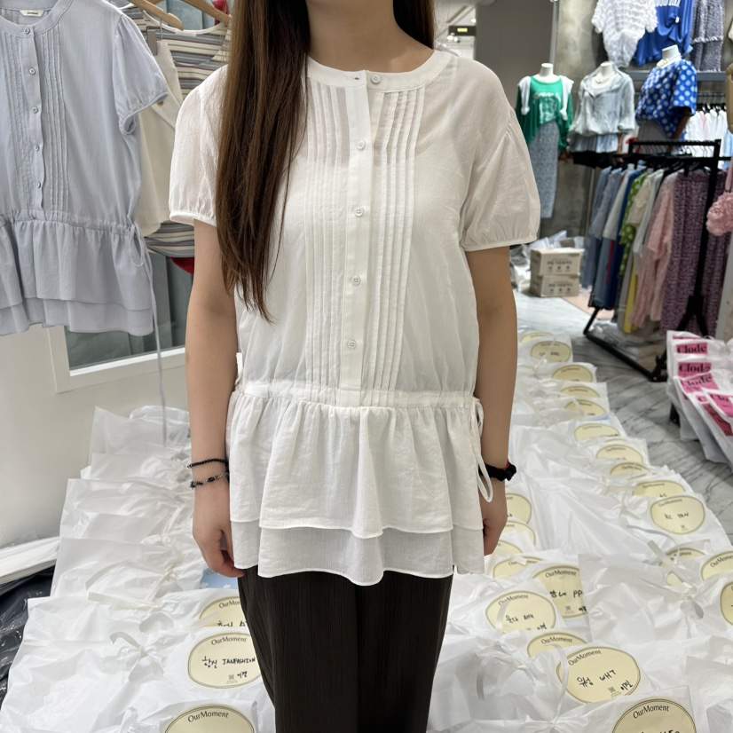 OURMOMENT韓國代購女裝新品職業26夏季時尚推薦熱賣連衣裙OURMOMENT連衣裙