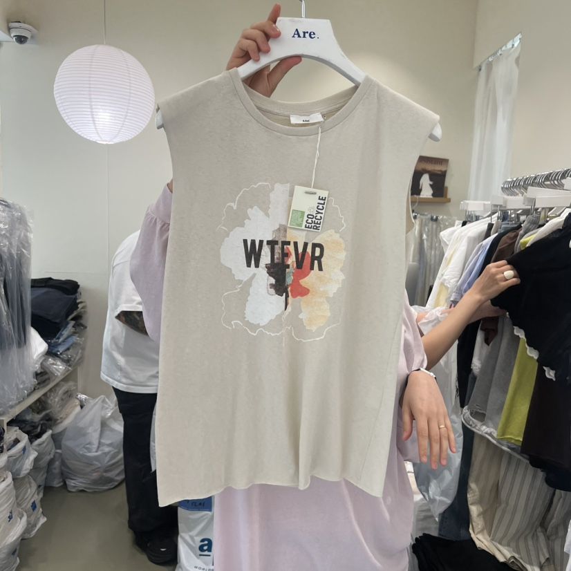 ARE韓國東大門代購女裝新品人氣26夏季推薦時尚吊帶背心無袖ARE YOU/ARE吊帶/背心
