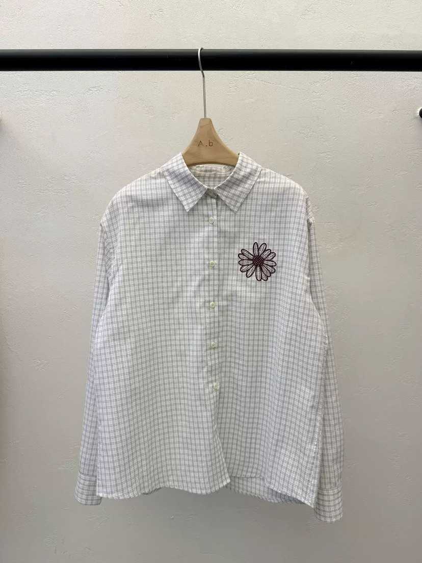 AUTUMN BEIGE-Q韓國代購女士新品熱賣人氣26夏季襯衫蕾絲衫A.b/AUTUMN BEIGE襯衫/蕾絲衫