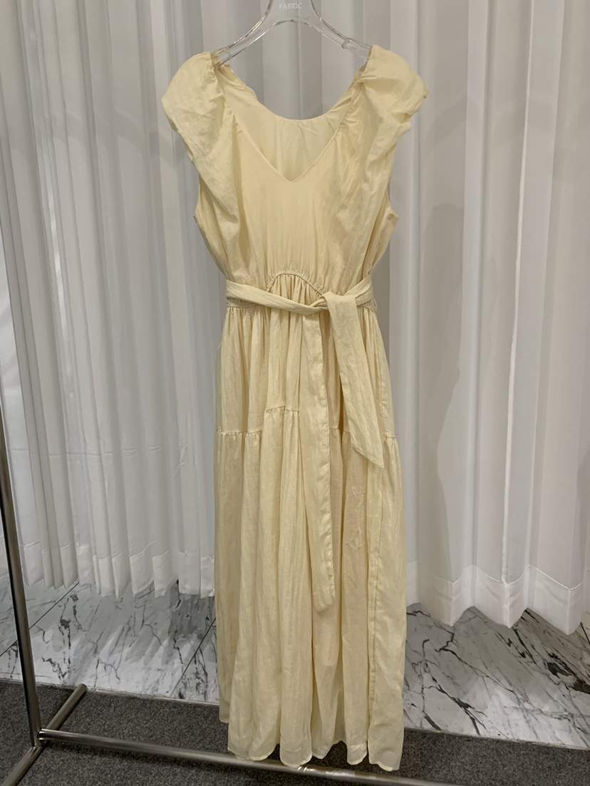 FABRIC韓國直郵實拍女士新款推薦人氣26夏季連衣裙不含腰帶FABRIC連衣裙