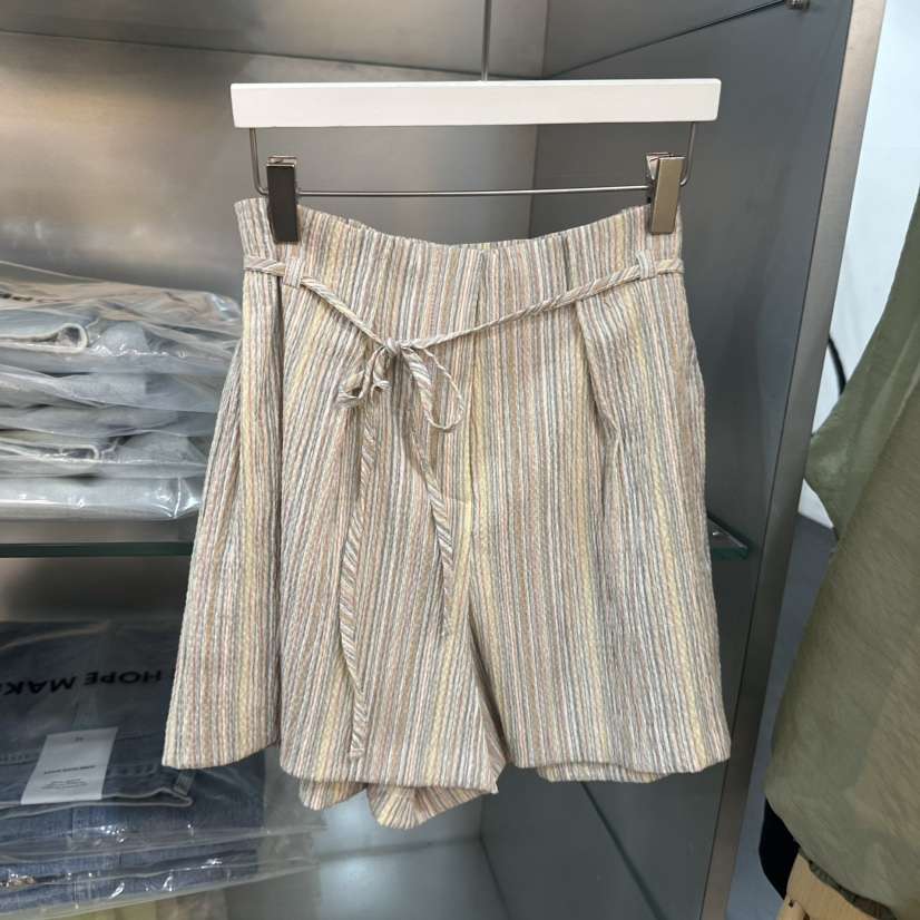 AIME HOPE MAKE/MYNAMEIS韓國東大門直郵女士新品26夏季短褲含腰繩AIME HOPE MAKE/MYNAMEIS短褲