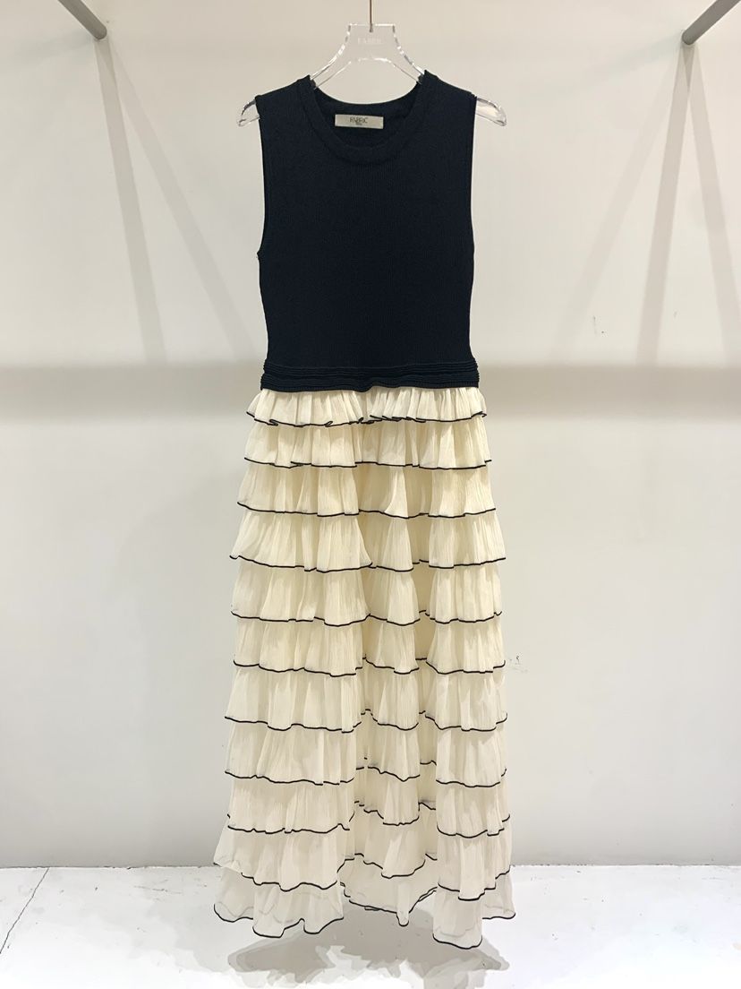 FABRIC韓國直郵實拍女士新品職業熱賣休閑人氣26春夏連衣裙FABRIC連衣裙