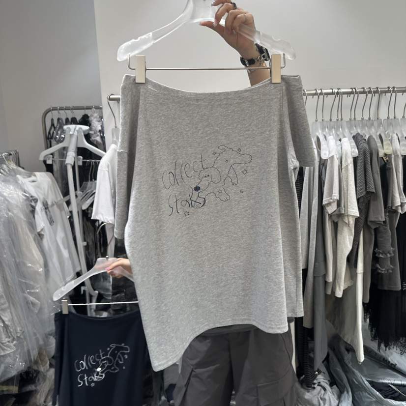 LOOKK/MIMME韓國代購女裝新款推薦職業人氣26春夏休閑T恤LOOKK/MIMMET恤