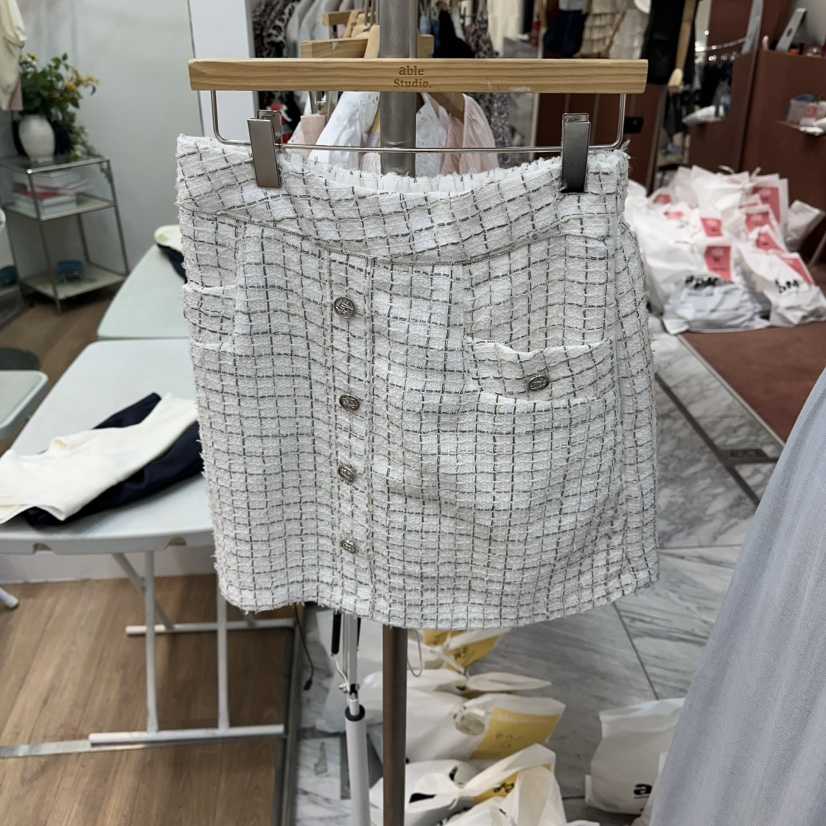 ABLESTUDIO韓國直郵女裝新品休閑26夏季時尚職業短裙打折ABLESTUDIO短裙