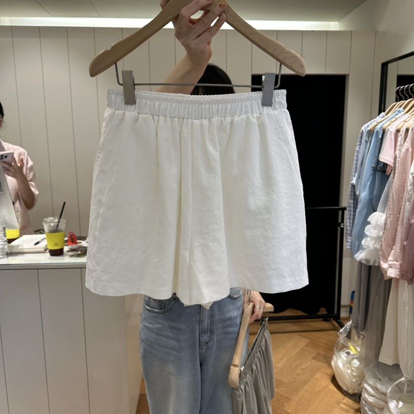 ARC韓國直郵女士新品時尚26春夏職業熱賣26夏季人氣短褲亞麻ARC EN CIEL短褲