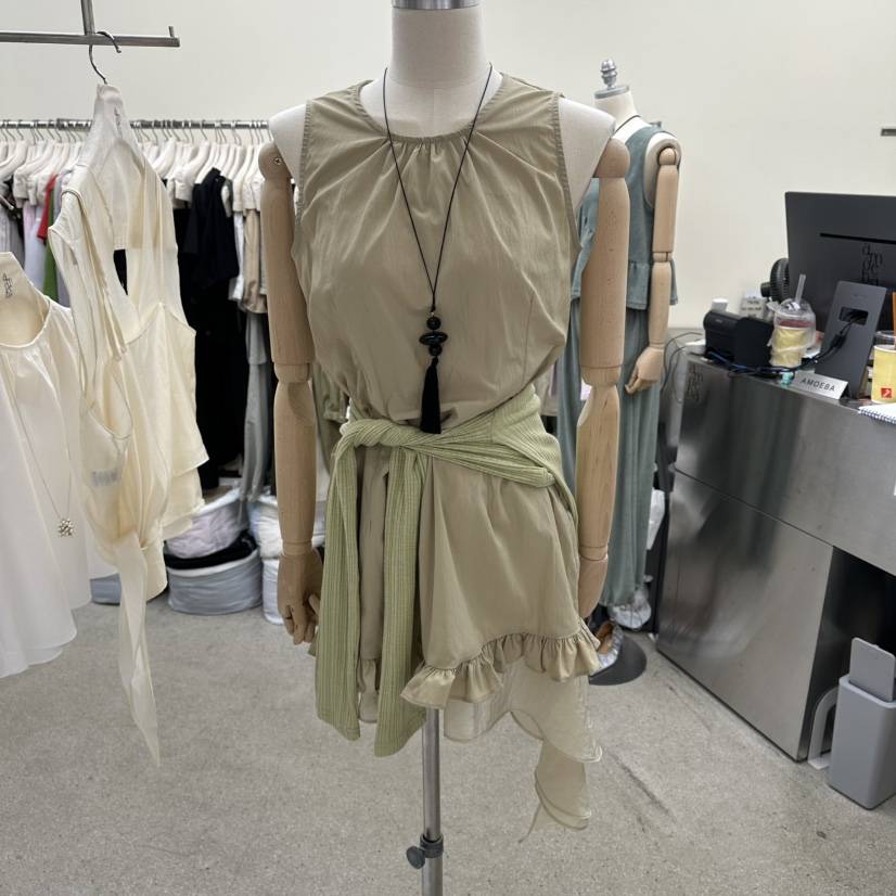 AMOEBA韓國東大門直郵女士新品熱賣人氣26夏季連衣裙不含項鏈AMOEBA連衣裙