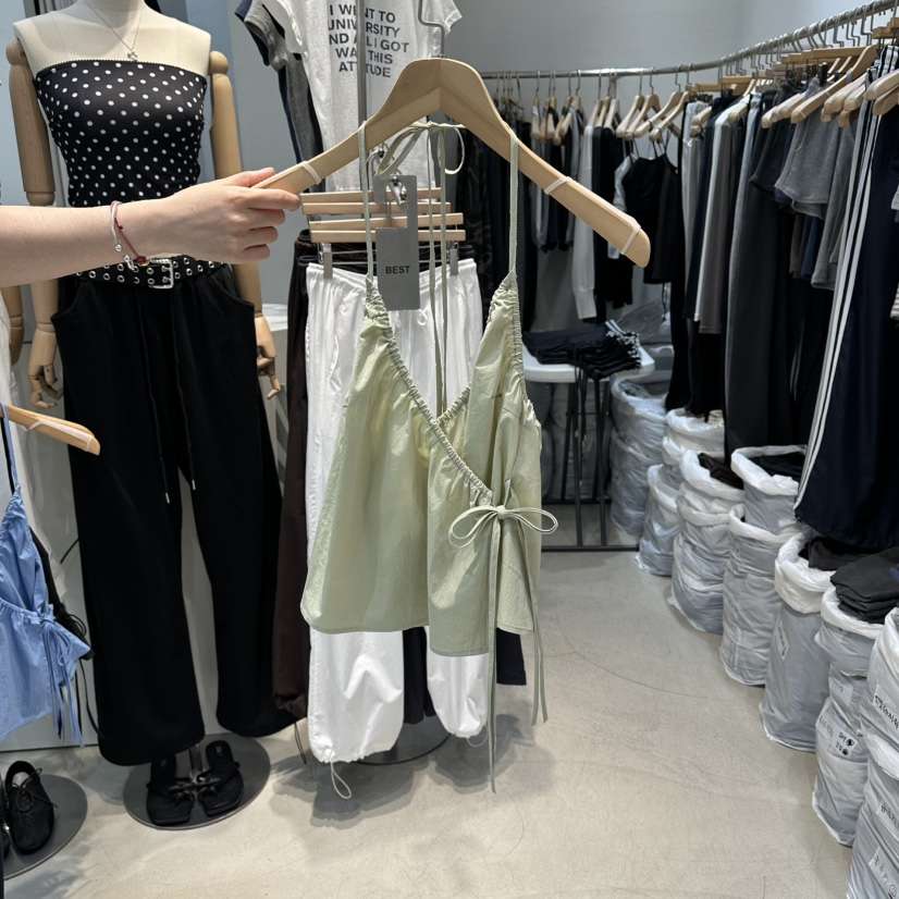 W.FATAL韓國東大門直郵女士新品熱賣26春夏吊帶背心露背無袖W.FATAL吊帶/背心