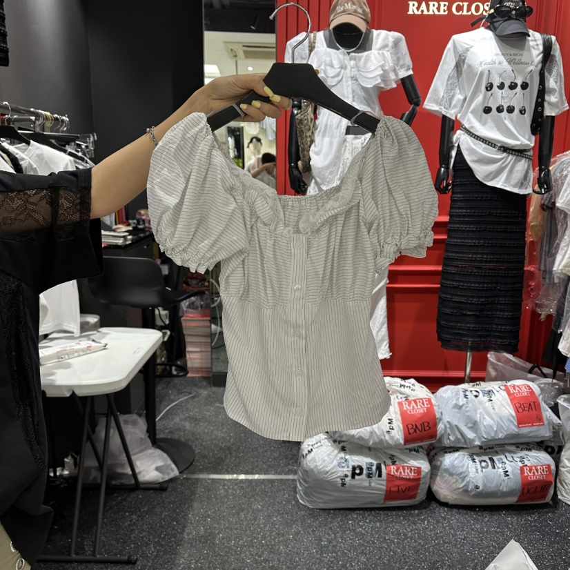 RARE CLOSET韓國直郵實拍女裝新品熱賣人氣26夏季襯衫蕾絲衫RARE CLOSET襯衫/蕾絲衫
