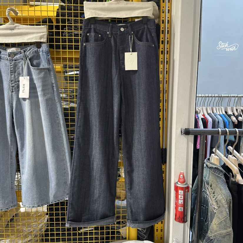 RPM/OVMUTE韓國直郵女士新品26夏季熱賣推薦職業時尚牛仔褲RPM/OVMUTE牛仔褲