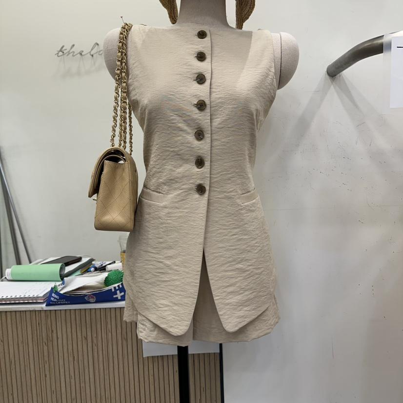 THE LOW韓國代購女士新品26夏季職業休閑時尚熱賣套裝套裝THE LOW套裝