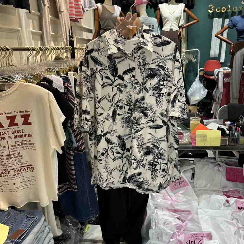 3COLOR韓國直郵實拍女裝新款休閑襯衫蕾絲衫Three color襯衫/蕾絲衫