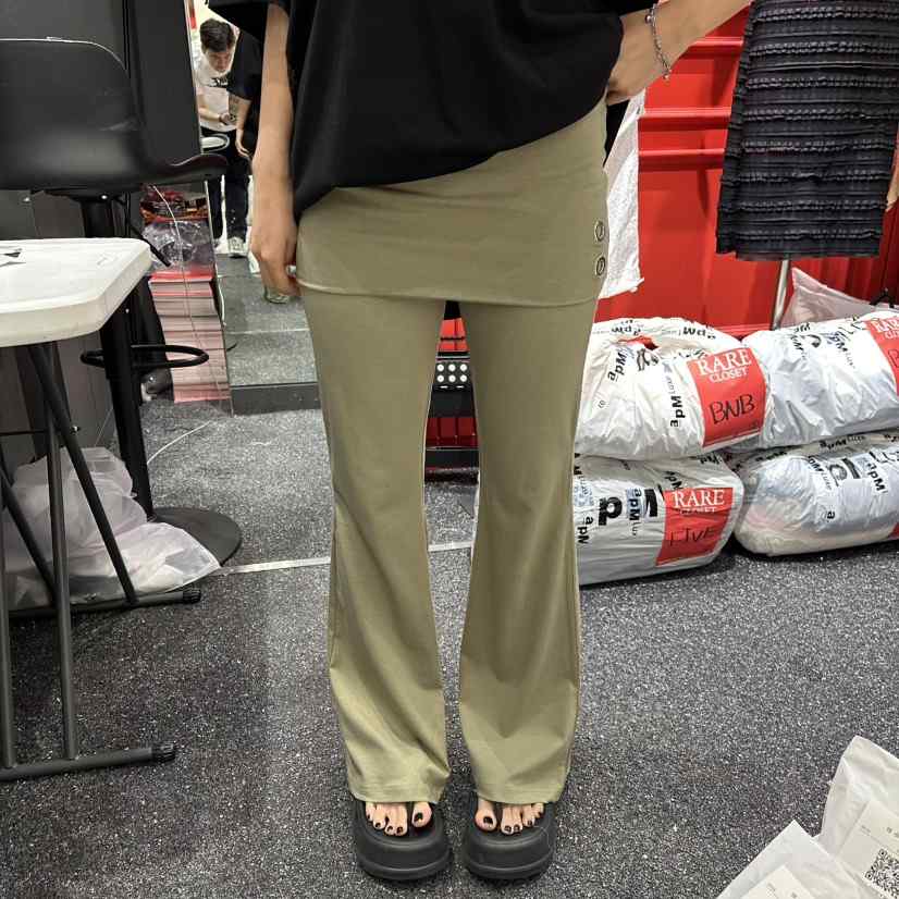 RARE CLOSET韓國直郵女裝新款職業推薦時尚26春夏裙褲孔眼RARE CLOSET裙褲