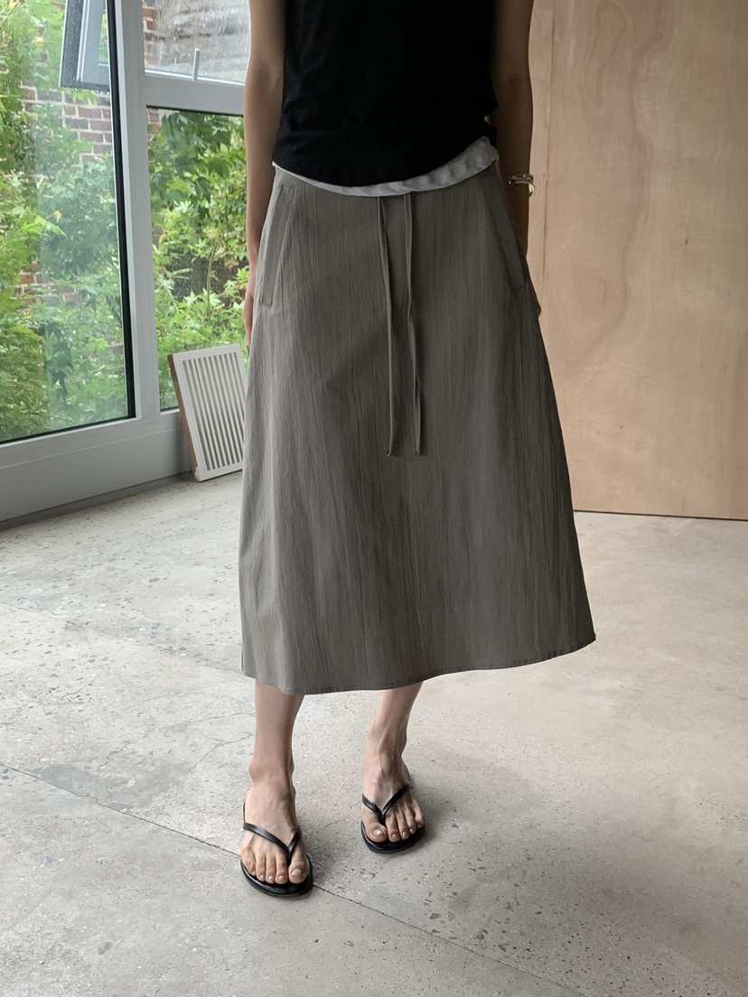 B_GARDER韓國代購女士新品推薦26夏季人氣職業休閑26春夏長裙B.GARDER長裙
