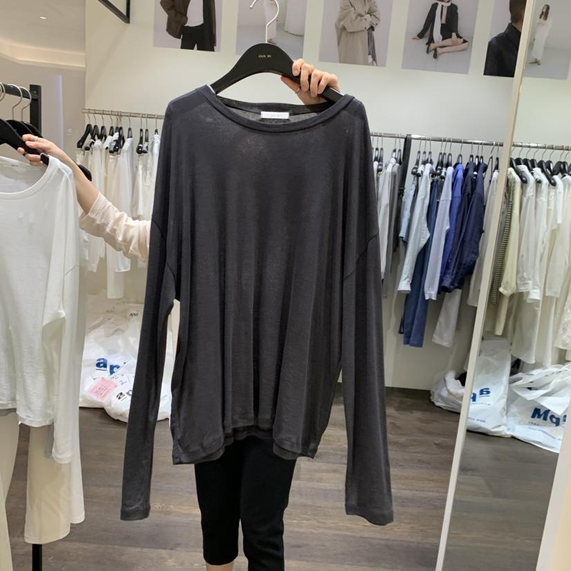 OURIN/THIS IS韓國東大門代購女士新品26夏季26春夏長袖T恤OURIN/THIS IS長袖T恤