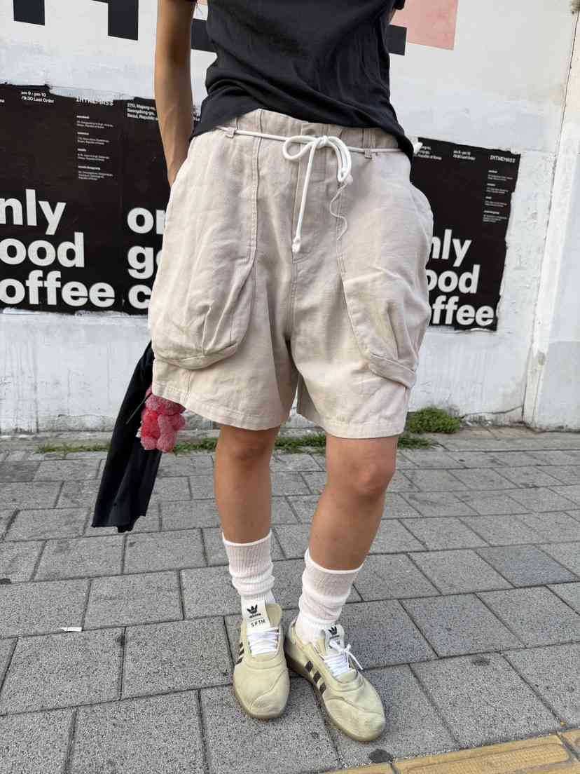 FRANC—L韓國東大門直郵女裝新品人氣26夏季26春夏職業短褲FRANC短褲