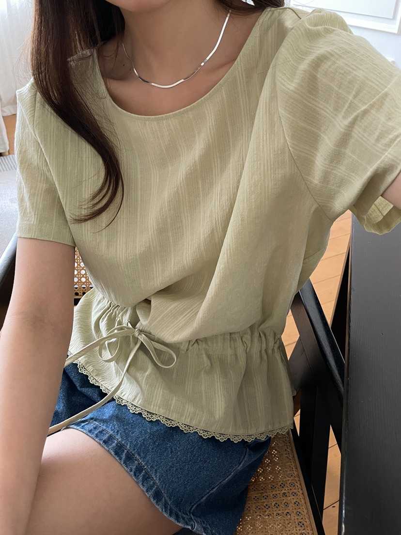 ATHEA韓國直郵女裝新品職業26春夏推薦熱賣26夏季襯衫蕾絲衫ATHEA襯衫/蕾絲衫