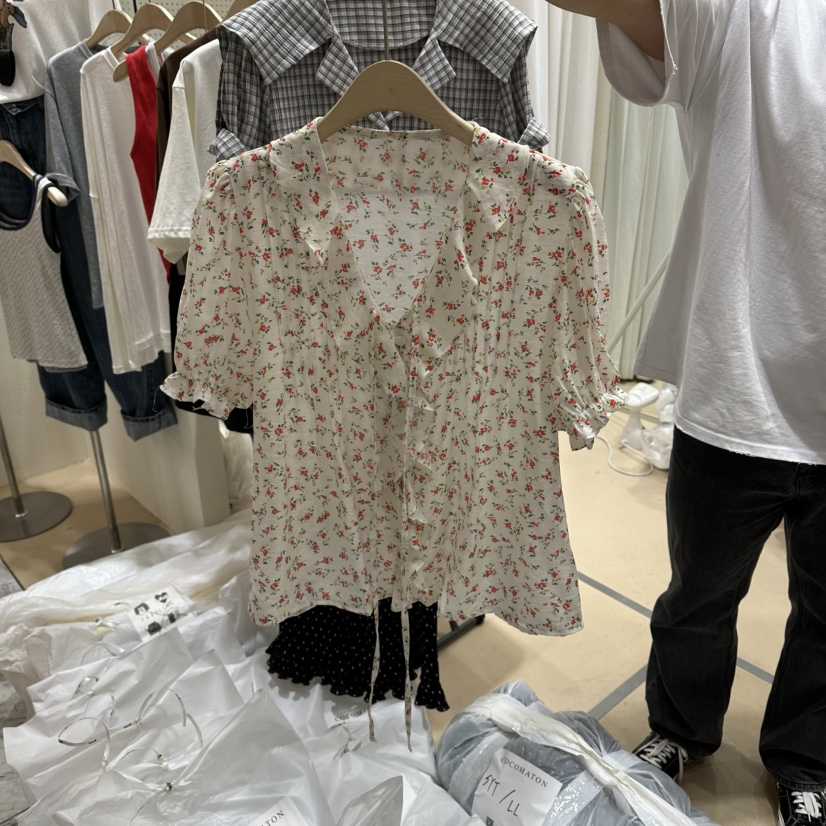 COCOMATON韓國東大門直郵女裝新品熱賣推薦26春夏襯衫蕾絲衫COCOMATON襯衫/蕾絲衫