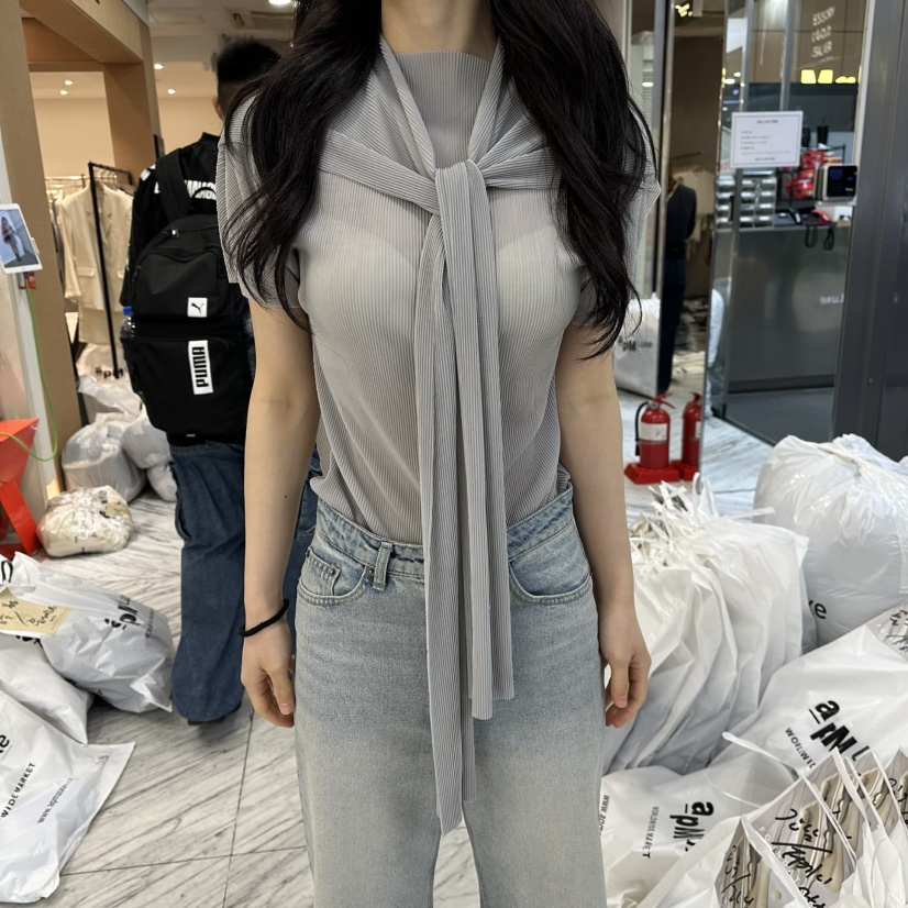 FOUNDATION韓國東大門直郵女士新品時尚熱賣推薦人氣休閑T恤FOUNDATIONT恤