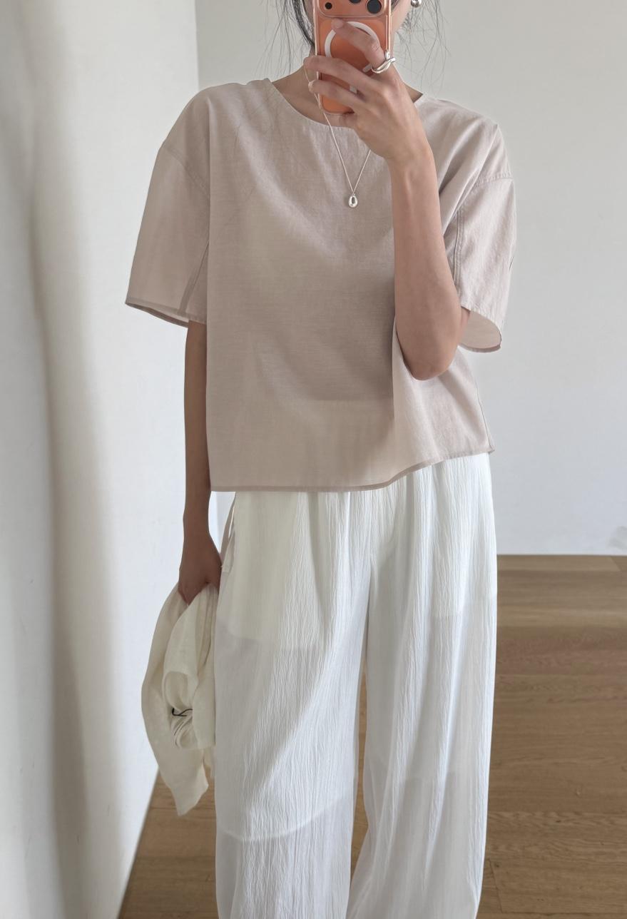AMY GRACE-A韓國直郵實拍女裝新款26夏季人氣襯衫蕾絲衫AMY GRACE襯衫/蕾絲衫