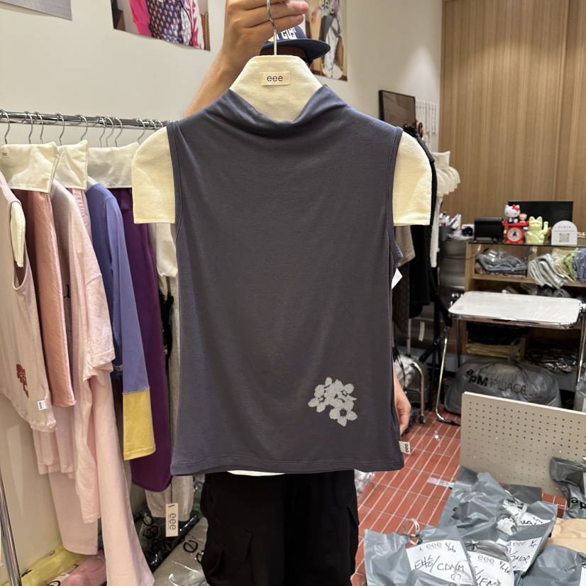 EEE韓國東大門直郵女裝新品人氣26夏季休閑職業吊帶背心無袖EEE吊帶/背心